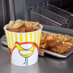 Fast Food Fried Chicken Bucket with Paper Lid