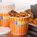 Fast Food Fried Chicken Bucket with Paper Lid - Image 7