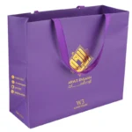 BTO Custom Gilding and Embossing Paper Shopping Bags Wholesale Luxury Gift Paper Bags with Handle - Imagen 2