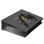 Custom Gilding Printing Luxury Thank You Gift Paper Bags with Handle – Image 5