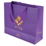 BTO Custom Gilding and Embossing Paper Shopping Bags Wholesale Luxury Gift Paper Bags with Handle - Imagen 3