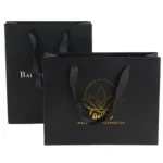 Custom Gilding Printing Luxury Thank You Gift Paper Bags with Handle – Image 2