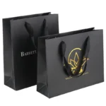 Custom Gilding Printing Luxury Thank You Gift Paper Bags with Handle – Image 3