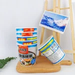 YBLPAK 90mm Top Opening Double Layer Hollow 485ml Paper Bowl | Wide Mouth Insulated Cup | Easy Eat Heat-Resistant Ramen Bowl – Image 2