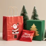 Shopping Handbag Gift Bags Zipper Bag Paper Food Bag Customized with Company Logo Christmas Packaging Gravure Printing - Imagen 6