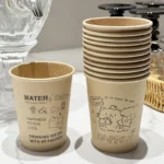 YBLPAK Custom Logo Kraft Paper Cups PE Coating Eco Friendly Disposable Paper Coffee Cups for Hot/Cold Drinks Water Milk Tea Wine – Image 3