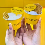 Xiamen Wholesale 3 4 5 6 8 12 16oz Disposable Biodegradable Ice Cream Paper Cups With Lids for Sherbet Soft Serve Hard Ice Cream - Image 2