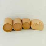 Xiamen Most Popular 12oz Biodegradable Brown Kraft Paper Cups Disposable Single Wall Shape for French Fry Charcuterie Cake Crepe – Image 4