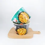 YBLPAK 871mL Disposable Paper Ramen Bowl Eco Friendly Biodegradable Food Grade Compostable for Instant Noodle Takeaway Container - 画像 (2)