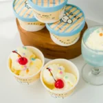 Xiamen Craft Paper Disposable Ice Cream Cups & Dessert Bowls Recyclable Waterproof Customized Logo for Sundae Frozen Yogurt Soup - Image 3