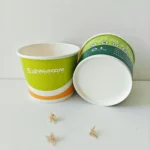 YBLPAK Instant Porridge Paper Cups Leakproof Food Grade Disposable Eco Friendly Microwave Safe Custom Print Ready Meal Packaging - 画像 (3)