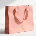 Custom logo Jewelry Paper Bag Handmade Shopping Bag Handmade Jewelry Gift Packaging Paper Bag - Imagen 4