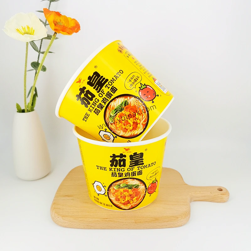 H22d1658bf0914ee88465250c4f016b18D.webp YBLPAK Instant Noodle Paper Cups 998mL Premium Quality Bulk Pack Food Safe Recycled Material Party Freezer Compatible Containers – Image 1