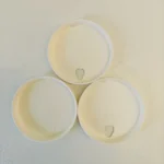 YBLPAK Custom Print 80mm 90mm Waterproof Eco-Friendly PE Coated White Paper Lids for Disposable Hot Coffee Soup Cups Paper Cover – Image 2