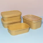 Hot Sale Cheap Price Paper Square Kraft Salad Bowl Salad Container Bowls With Lid - Imagen 5