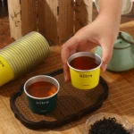 YBLPAK High Quality 4oz 8oz Biodegradable Paper Tea Cup Custom Disposable Coffee Cup Waterproof Leak Resistant for Office Picnic – Image 2