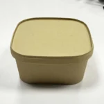 Factory Wholesale Paper Lid High Quality Eco Friendly Kraft Paper White Paper Lid for Soup Container - Image 4