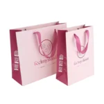 BTO Luxury Gift Paper Bag Custom Printing  Logo Various Color Wholesale Paper Shopping Bags With Handle for Small Business