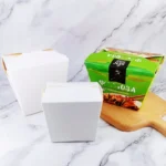 YBLPAK Wholesale Custom 16oz 32oz Disposable Noodle Box Kraft Paper Food Container Leak & Grease Resistant Rectangle to Go Boxes - Imagen 2