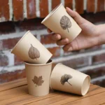 YBLPAK Wholesale 8oz Single Wall Biodegradable Eco-Friendly Craft Paper Cup with Custom Logo for Beverages Disposable Coffee Cup