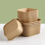 Factory Direct Disposable Take Away Food Packaging Paper Pasta Lunch Bowl for Pasta Take Away - 画像 (5)