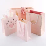 BTO Wholesale Printed Custom Logo Luxury Black Shoes Clothes Shopping Gift Jewelry Packaging Paper Bag - Imagen 2