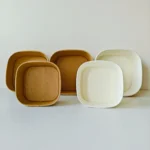 Xiamen Biodegradable 500ml 750ml Disposable Kraft Paper Square Lunch Bowl with Lid Waterproof Food Grade for Salad Sushi & Snack - 画像 (3)