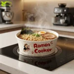 OEM ODM Induction-Heatable Paper Bowl Disposable Kraft Ramen Noodle Soup Container with Custom Logo Print for Shop