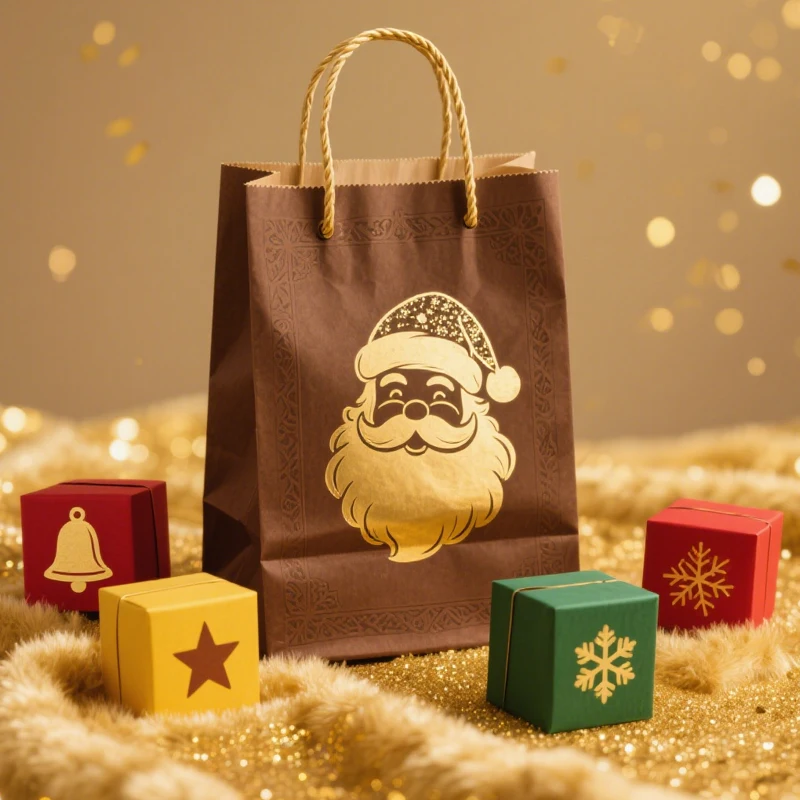 H3c96e03f96984afe90317f61731141c8c.webp Customized Logo Printed Kraft Shopping Paper Bag Christmas Paper Gift Bags Packaging With Handle for Holiday Paper Gift Bags – Image 1