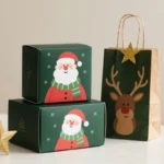 Shopping Handbag Gift Bags Zipper Bag Paper Food Bag Customized with Company Logo Christmas Packaging Gravure Printing - Imagen 5