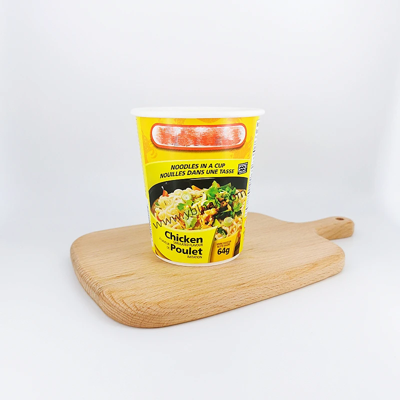 H40e82a1019714e6ab8b9d0cdfec41713S.webp YBLPAK Wholesale Custom Mini Instant Noodles Cups with Lids 482mL Paper Food Containers Take Away Pint Liners for Cookie Dessert - Imagen 1