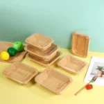 YBLPAK 650ml 750ml 1000ml Octagonal Paper Bowl with Lid Food Grade Recyclable Eco-Friendly Food Packaging Biodegradable Meal Box - 画像 (4)