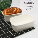Xiamen Food Grade 1000ml Baking Bread Loaf Rectangle Paper Bowl Disposable Food Container Oven Safe Cake Tray for Bakery Kitchen - Image 5