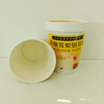 YBLPAK 415mL Paper Soup Cup Take Away Single Wall Waterproof Disposable Eco-Friendly Custom Printed Instant Cups with Paper Lids – Image 2