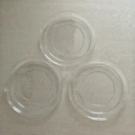 Xiamen Hot Transparent Plastic Dome Lid Flat Cover Salad Container Closures Eco Friendly Clear Food Grade PET Lid for Salad Bowl – Image 2