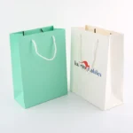 BTO Cheap Kraft Costume Paper Gift Bags Personal Wedding Plain Paper Shopping Bags With Customized logo - Image 3