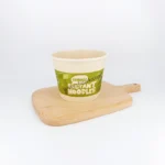 YBLPAK Customizable Biodegradable Cup Ramen Paper Soup Bowl with Aluminum Foil Lid Noodle Cake Container with Heat Sealing Cover - 画像 (2)