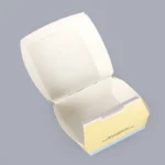 YBLPAK Disposable Fast Food Packaging Grease Resistance Burger Boxes Hinged Lid Clamshell Food Containers for Hamburger Sandwich – Image 2