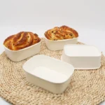 Xiamen Food Grade 1000ml Baking Bread Loaf Rectangle Paper Bowl Disposable Food Container Oven Safe Cake Tray for Bakery Kitchen - Image 3