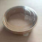 Xiamen 150mm/165mm Easy Open PET PP Plastic Lids Round Shape for Kraft Paper Salad Soup Bowl Disposable Bowl Lids with Anti-Leak – Image 5
