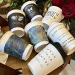YBLPAK Double Wall Insulated Bio-degradable PE Coated Eco-Friendly Disposable Paper Cup for Coffee Bubble Tea Cola Soda Beverage – Image 4