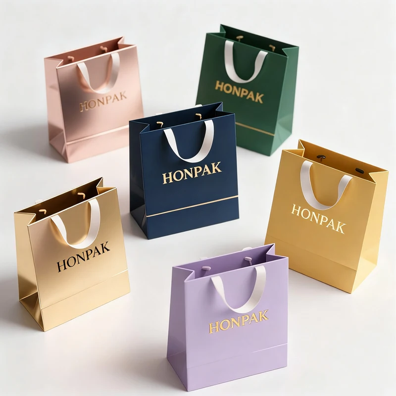 H578e360acd894845ad94ca2089f8e1a7t.webp Luxury Art Paper Bag with Handle Custom Logo Embossed and Screen Printed for Premium Packaging of Clothing and Socks – Image 1