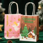 Christmas Paper Gift Bags Packaging With Handle for Holiday Paper Gift Bags, Christmas Goody Bags - Imagen 2