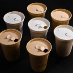 YBLPAK Custom Print 80mm 90mm Waterproof Eco-Friendly PE Coated White Paper Lids for Disposable Hot Coffee Soup Cups Paper Cover – Image 6