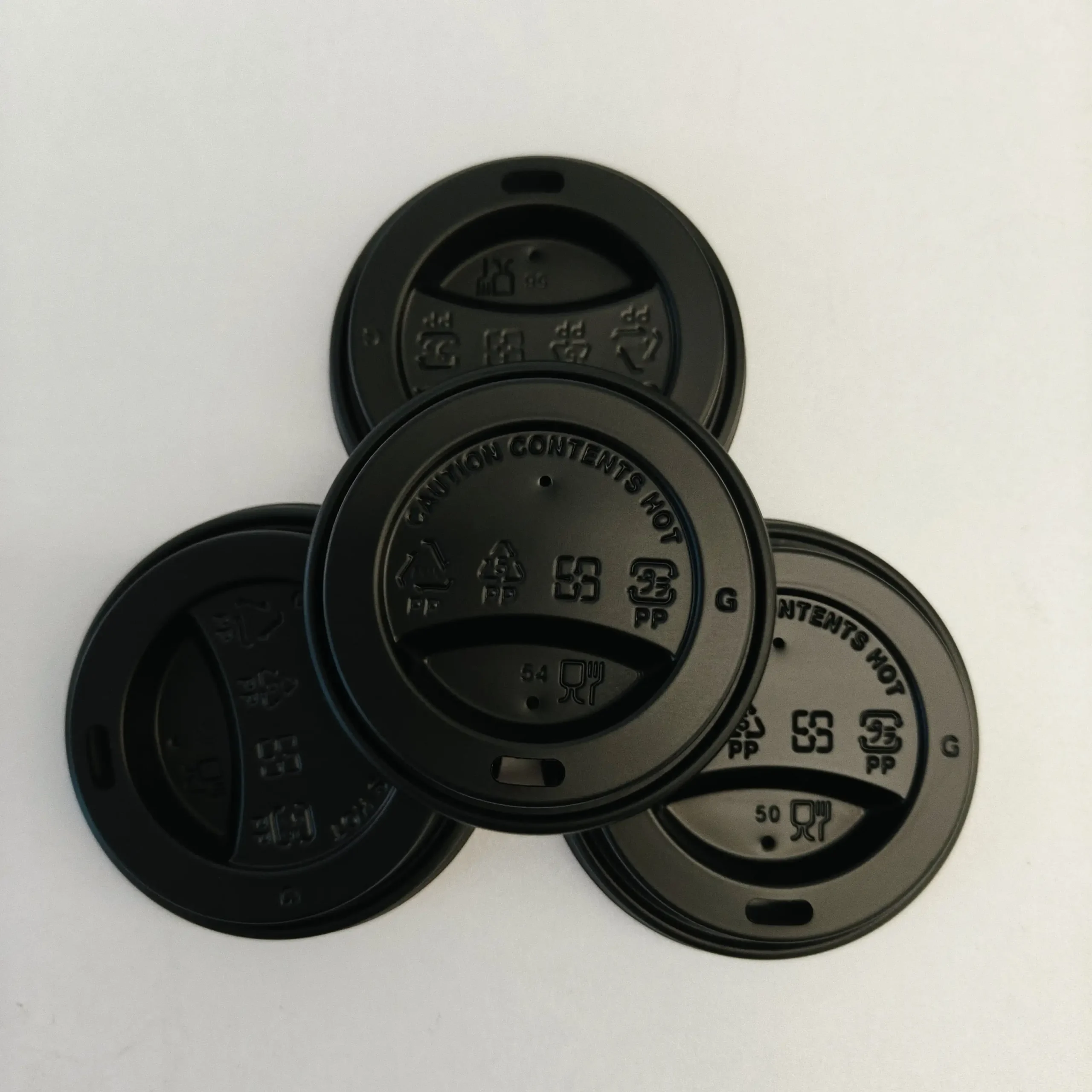 H5bf217ece2ee4ec787c423f6a24e580eY.webp YBLPAK Wholesale Disposable 80mm PP Cup Lid Food Grade for Hot Cold Coffee Milk Tea Drink Eco Friendly Leak Proof Heat Resistant - Image 1