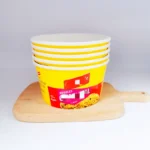 YBLPAK 809ml Instant Noodles Paper Cups Biodegradable Greaseproof Food Grade Eco Friendly Disposable Custom Ramen Packaging Bulk - Imagen 3