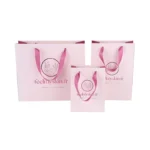 BTO Luxury Gift Paper Bag Custom Printing  Logo Various Color Wholesale Paper Shopping Bags With Handle for Small Business – Image 6