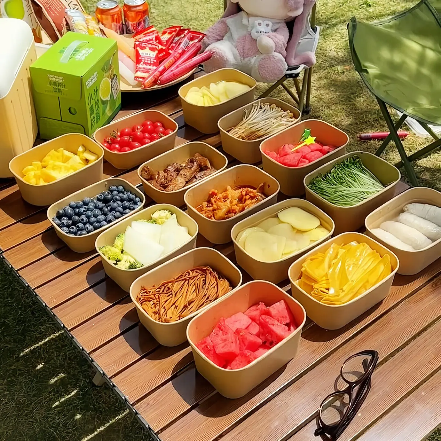 H60eec169b14d4a82868d3ce9e66583784.webp Xiamen Hot 750ml Paper Bowls Food Grade Disposable Meal Prep Containers with Lids Takeout Packaging for Salad Soup Snack Dessert - Imagen 1