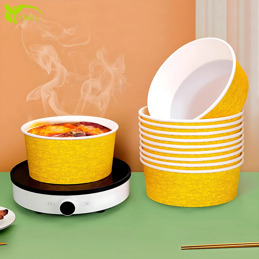 H6338448a413a4e0fa07748f9934a877cd.webp High-Capacity Induction-Heatable Paper Bowl Disposable Custom Logo Kraft Food Packaging for Ramen Soup Salad Retail - Image 1