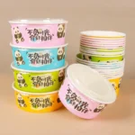 YBLPAK Customized Panda Design Kraft Paper Bowl with Lid Biodegradable Disposable Food Container OEM ODM for Party Picnic Sample